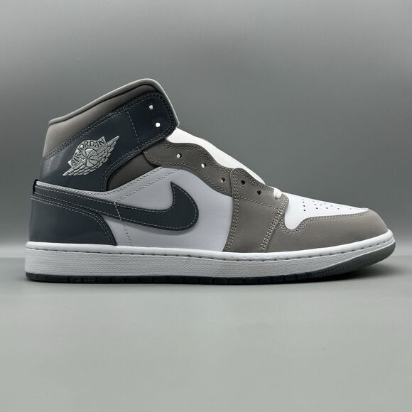 Nike Other - Nike Air Jordan 1 Mid SE Men's Size 11.5 White Medium Grey Cool Grey HF3216-100